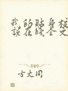 我的贴身校花小说在线全文免费阅读封面