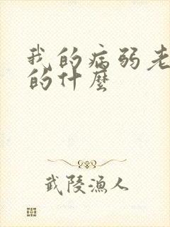 我的病弱老婆讲的什么封面