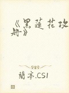 《黑莲花攻略手册》