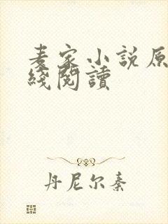 麦家小说原著在线阅读