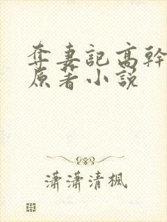 夺妻记高干子弟原著小说