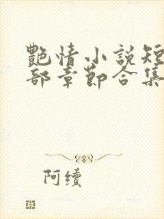 艳情小说短篇全部章节合集免费阅读封面