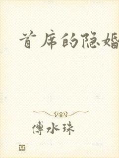 首席的隐婚妻封面