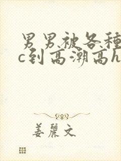 男男被各种姿势c到高潮高h