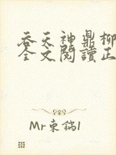 吞天神鼎柳无邪全文阅读正版封面