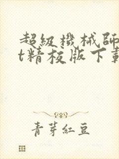 超级机械师txt精校版下载封面