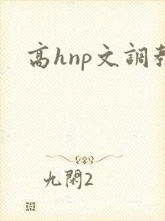 高hnp文调教