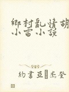 乡村乱情胡秀英小雷小说封面