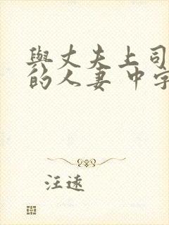 与丈夫上司出轨的人妻 中字