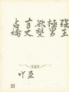 占有欲极强的病娇文双男主
