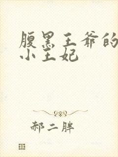 腹黑王爷的萌宠小王妃