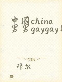 中国china男男gaygay网站