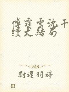 傅霆云沈千音后续大结局封面