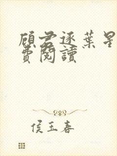 顾君逐叶星北免费阅读封面