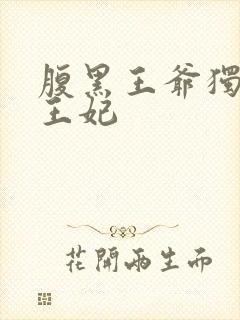 腹黑王爷独宠懒王妃
