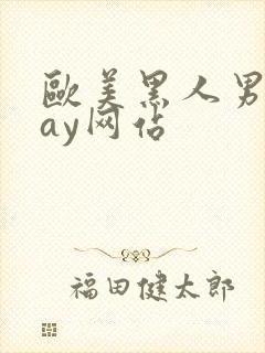 欧美黑人男男gay网站