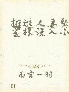 挺进人妻紧致,尽根没入小说