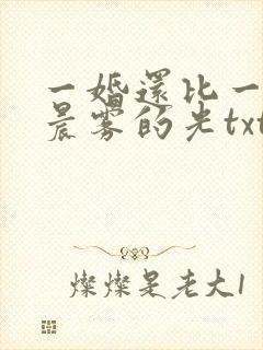 一婚还比一婚高晨雾的光txt