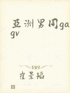 亚洲男同gaygv封面