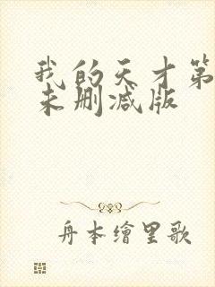 我的天才第一季未删减版