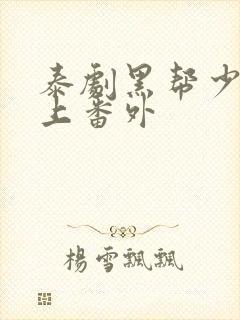 泰剧黑帮少爷爱上番外封面