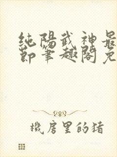 纯阳武神最新章节笔趣阁免费阅读