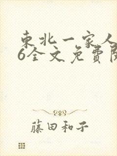 东北一家人1一6全文免费阅读封面