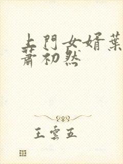 上门女婿叶辰和萧初然