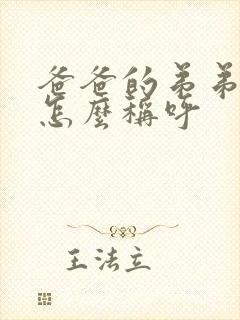 爸爸的弟弟老婆怎么称呼