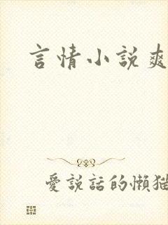 言情小说爽文
