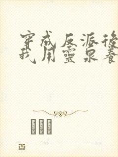 穿成反派后娘,我用灵泉养崽崽 钮祜禄夏封面