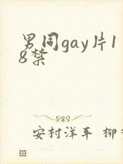 男同gay片18禁