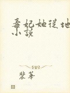 毒妃她从地狱来小说