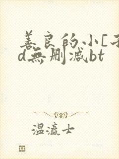 善良的小[子hd无删减bt封面