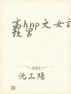 高hnp文女调教男