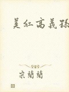美红高义孙倩封面