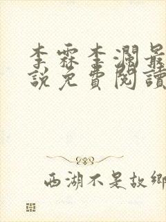 李霖李澜最新小说免费阅读最新章节介绍