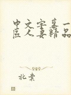 中文字幕一区二区人妻精品专区