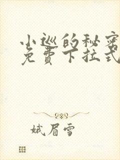小巡的秘密漫画免费下拉式封面