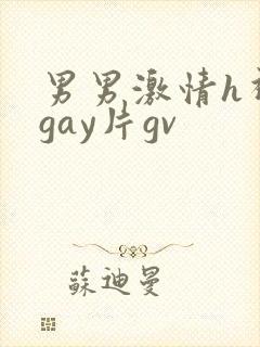 男男激情h视频gay片gv