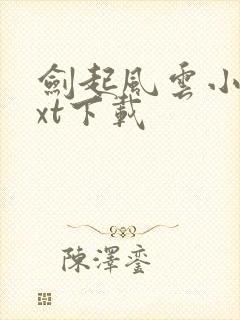 剑起风云小说txt下载