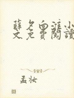 薛夕向淮小说全文免费阅读
