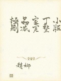 极品家丁小说未删减完整版