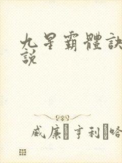 九星霸体诀 小说封面