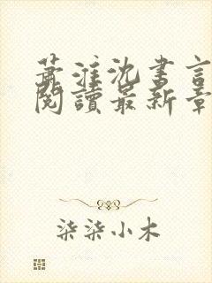 萧淮沈书言免费阅读最新章节