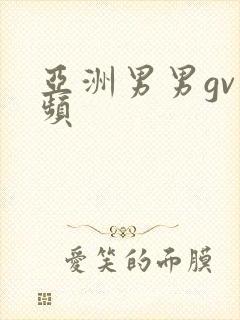 亚洲男男gv视频