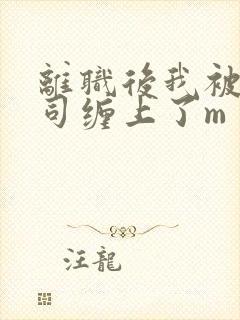 离职后我被前上司缠上了m