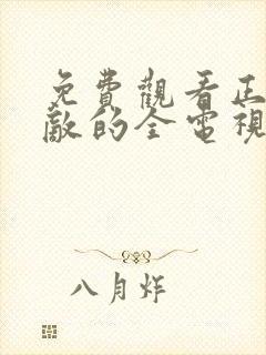免费观看正者无敌的全电视剧全集