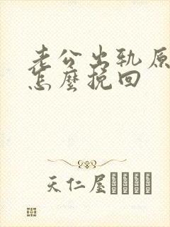 老公出轨原谅后怎么挽回