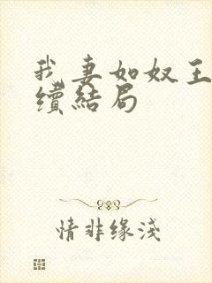我妻如奴王琳后续结局